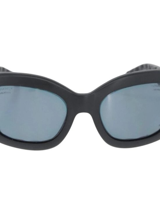 CHANEL Sunglasses plastic Black CC Auth ka2963 main image 9